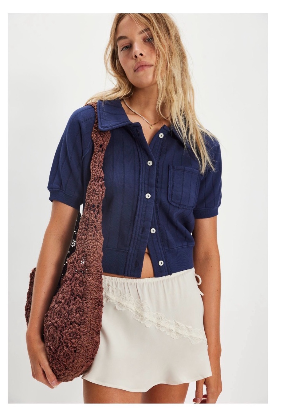 Free People On Point Sweatshirt Polo